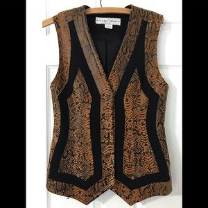 Lillie Rubin suede /wool vest